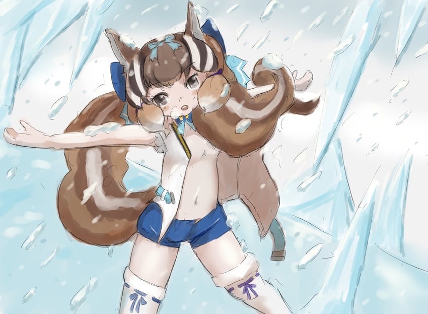 siberian chipmunk (kemono friends and 1 more) drawn by o_seki_1_0b