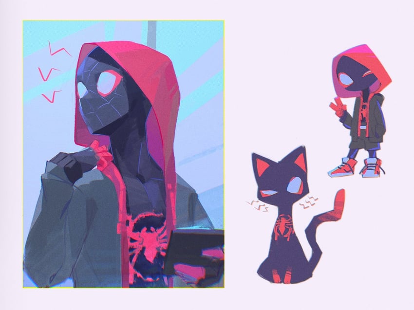 spider-man (marvel and 3 more) drawn by mohumohu_owl