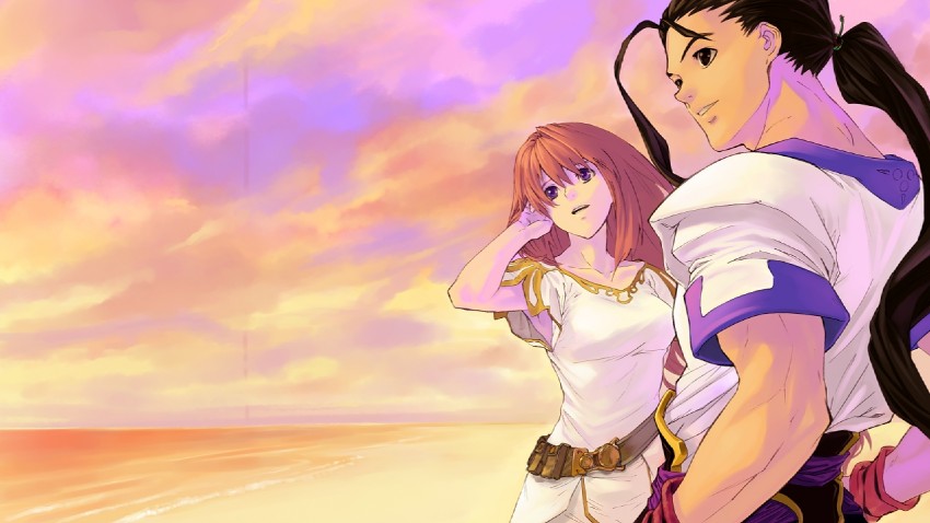 elhaym van houten and fei fong wong (xenogears) drawn by shimotsuki_eight