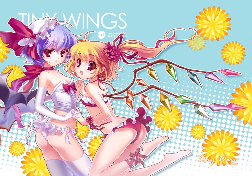 remilia scarlet and flandre scarlet (touhou) drawn by s-yin