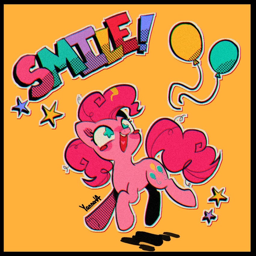 pinkie pie (my little pony and 1 more) drawn by yanana_ua