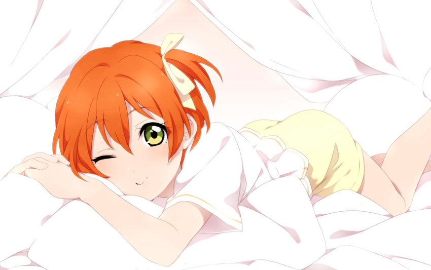 hoshizora rin (love live! and 1 more) drawn by sekina
