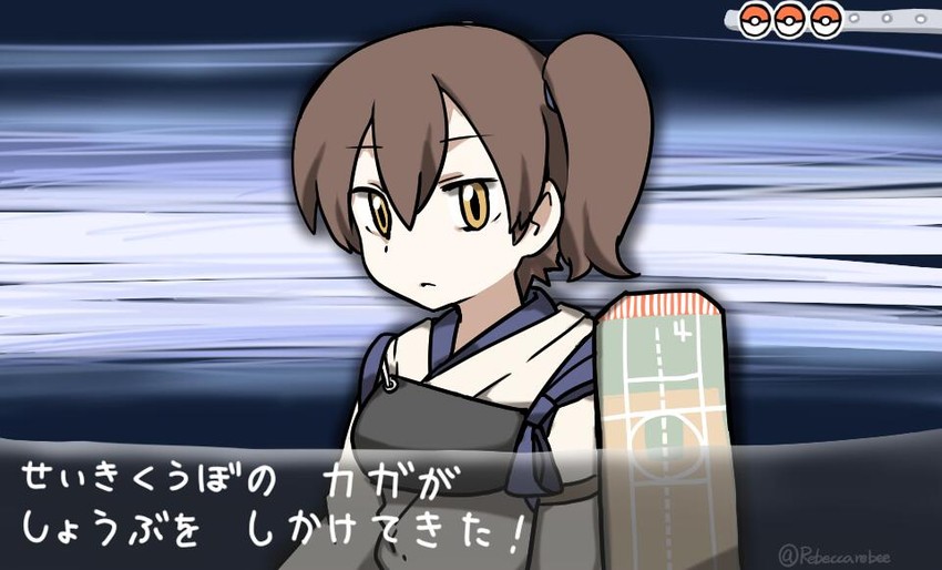 kaga (kantai collection and 2 more) drawn by rebecca_(keinelove)