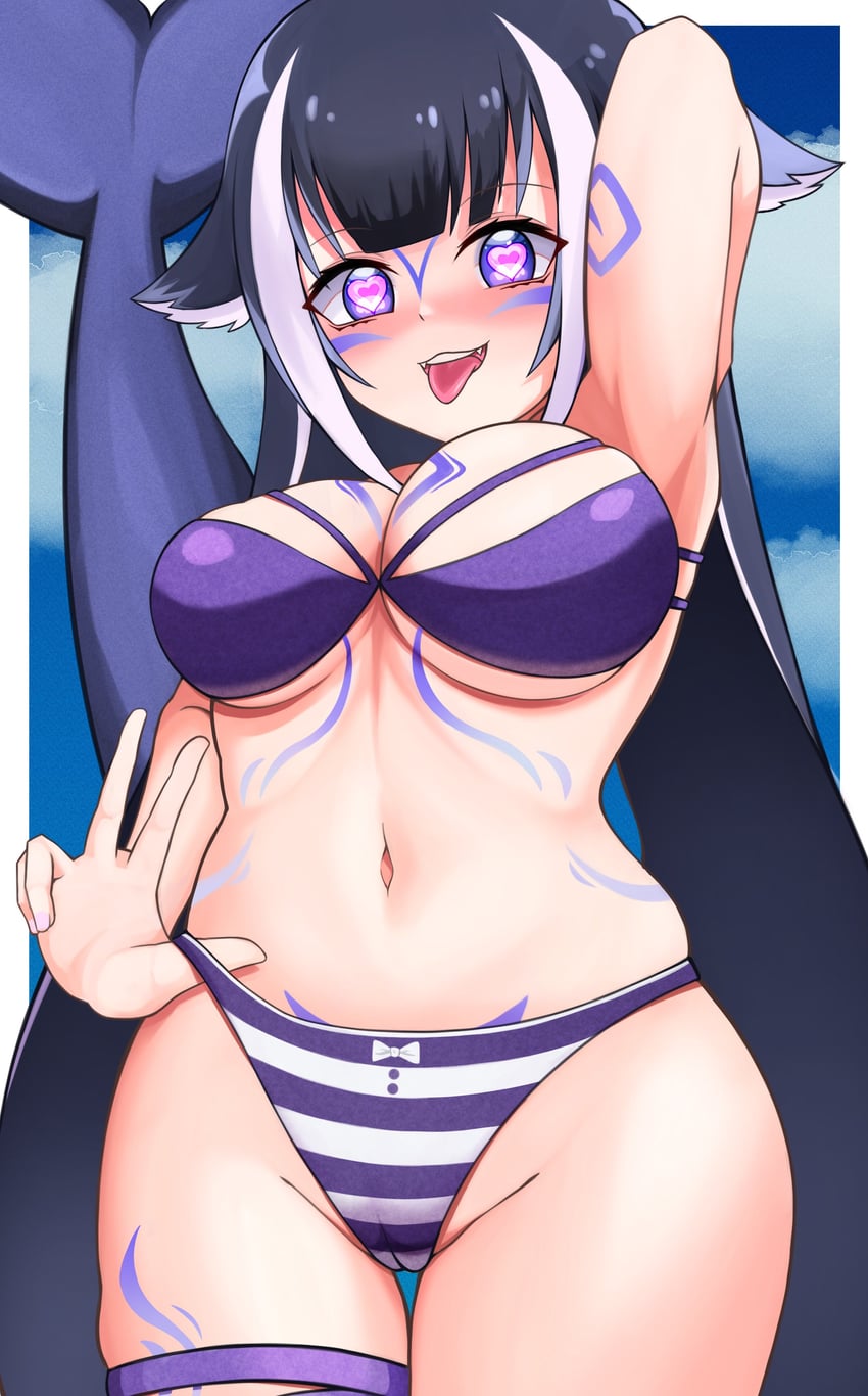 shylily (indie virtual youtuber) drawn by yuni_animal_(remyi_3)