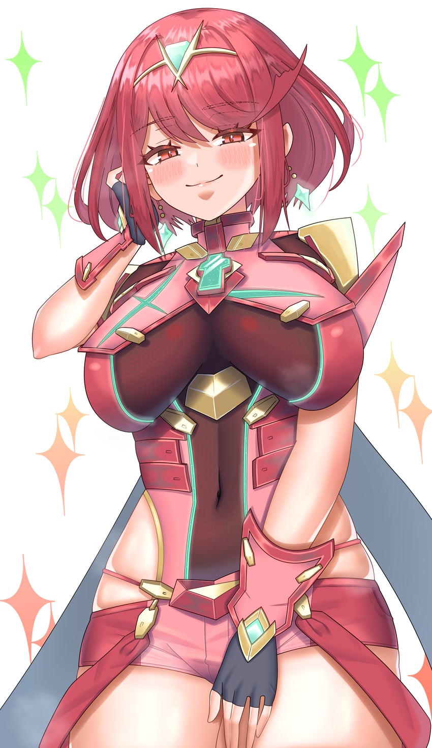 pyra (xenoblade chronicles and 1 more) drawn by meipasuye