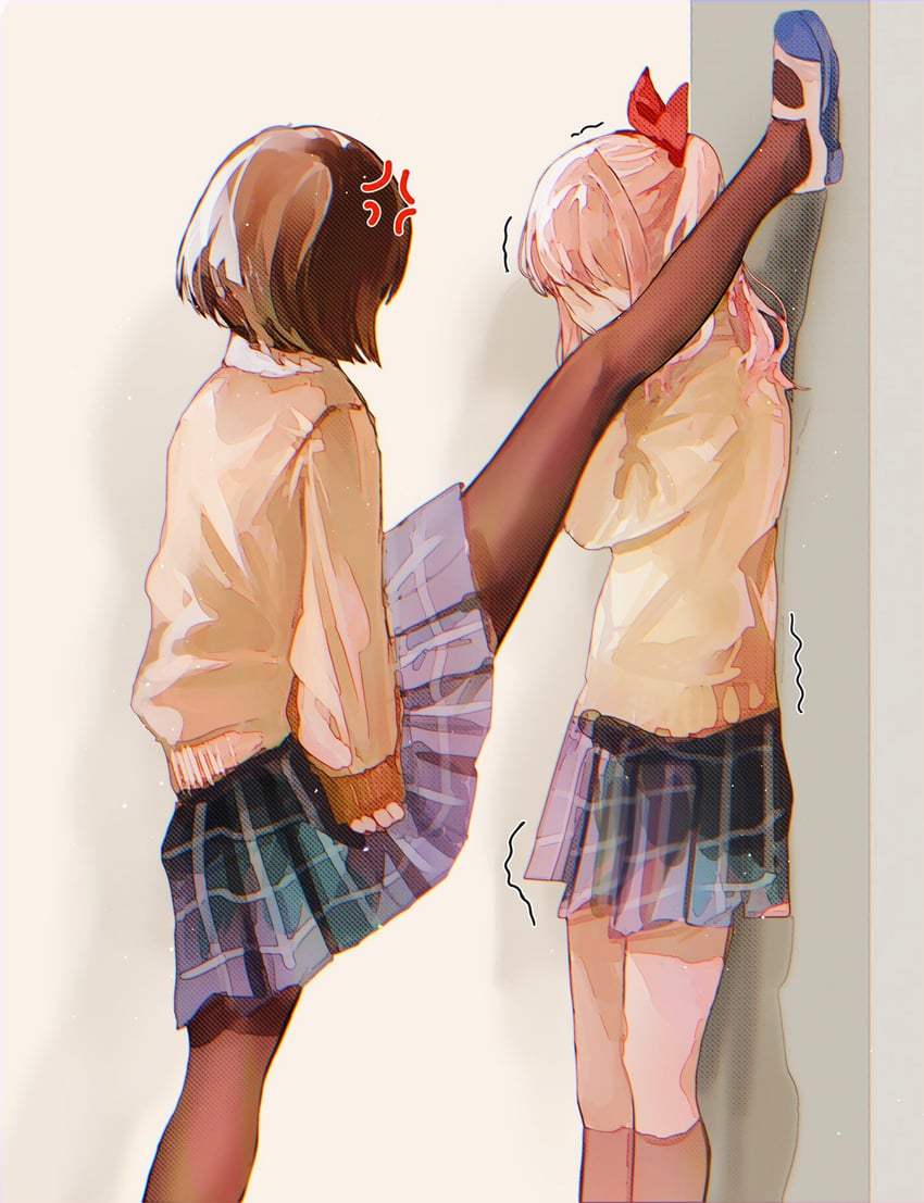 shinonome ena and akiyama mizuki (project sekai) drawn by kikinoki