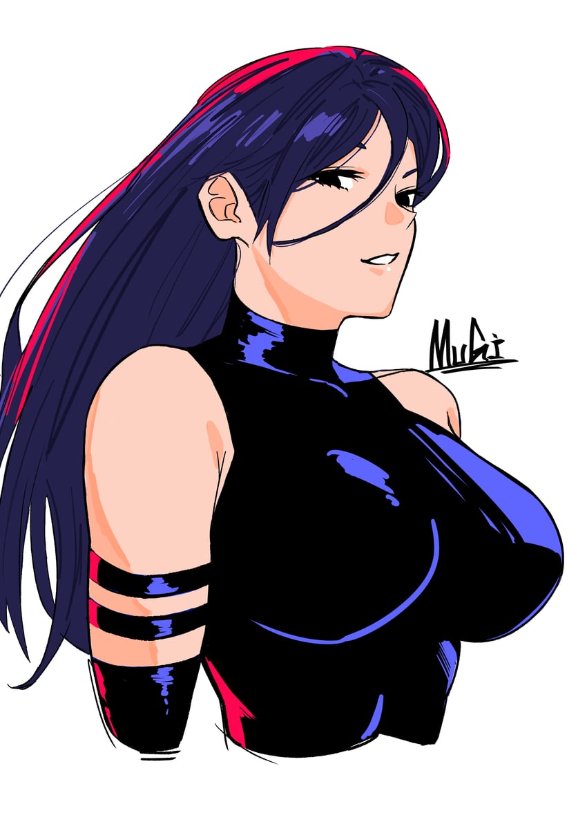 psylocke (marvel and 1 more) drawn by mugi_(mugit49)