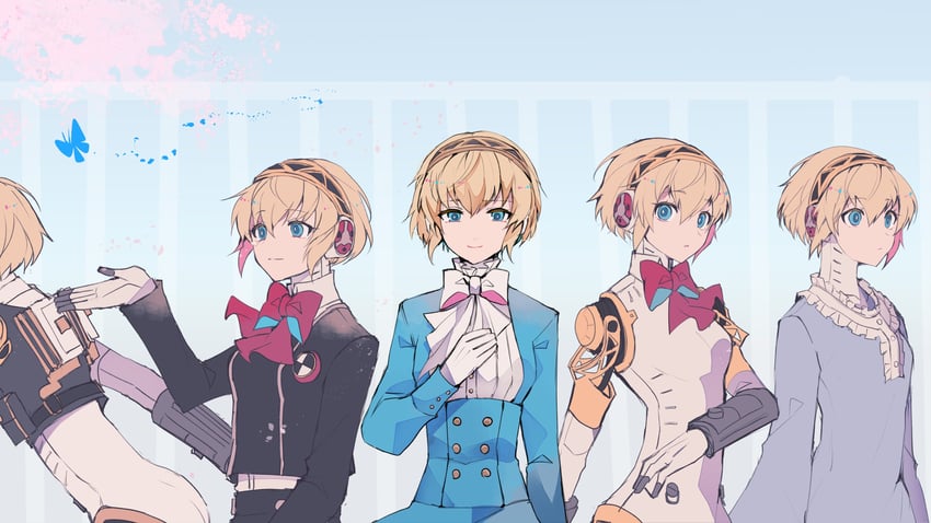 aigis (persona and 1 more) drawn by teketeke_(tasutekete)