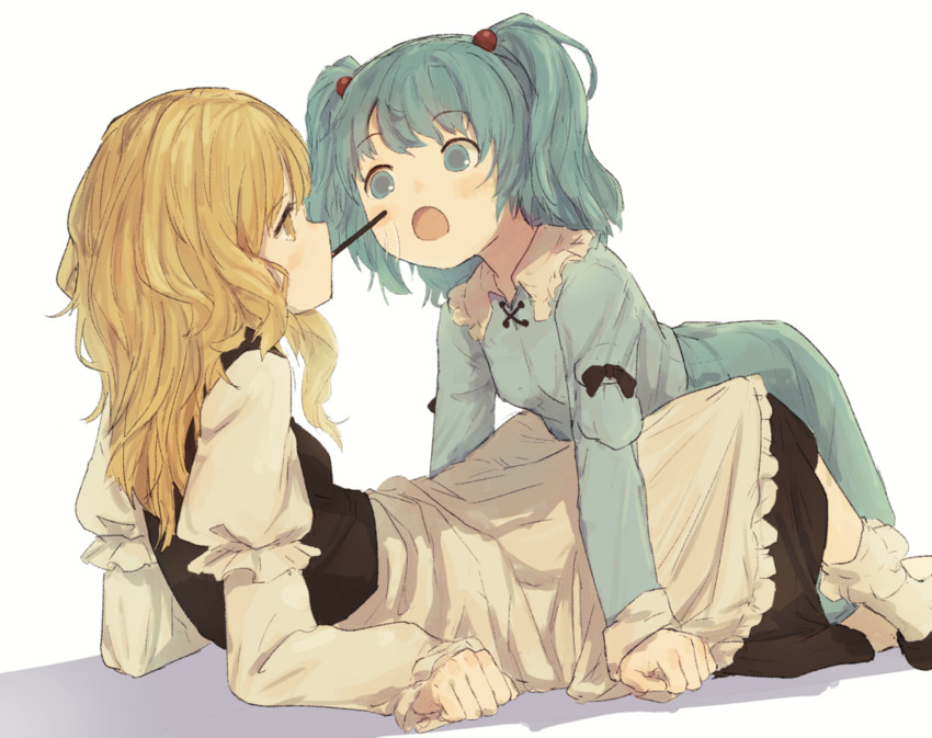 kirisame marisa and kawashiro nitori (touhou) drawn by bionekojita