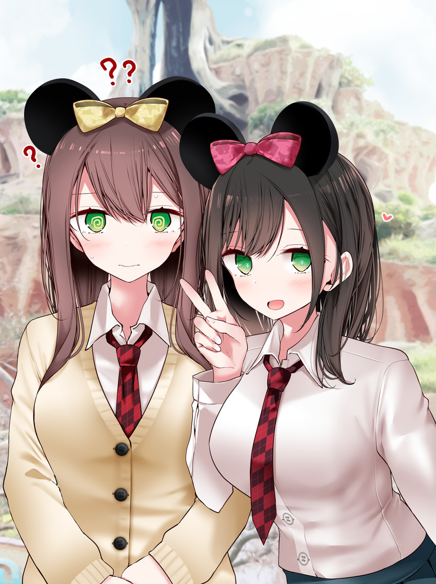 ol-chan and jk-chan (original) drawn by oouso