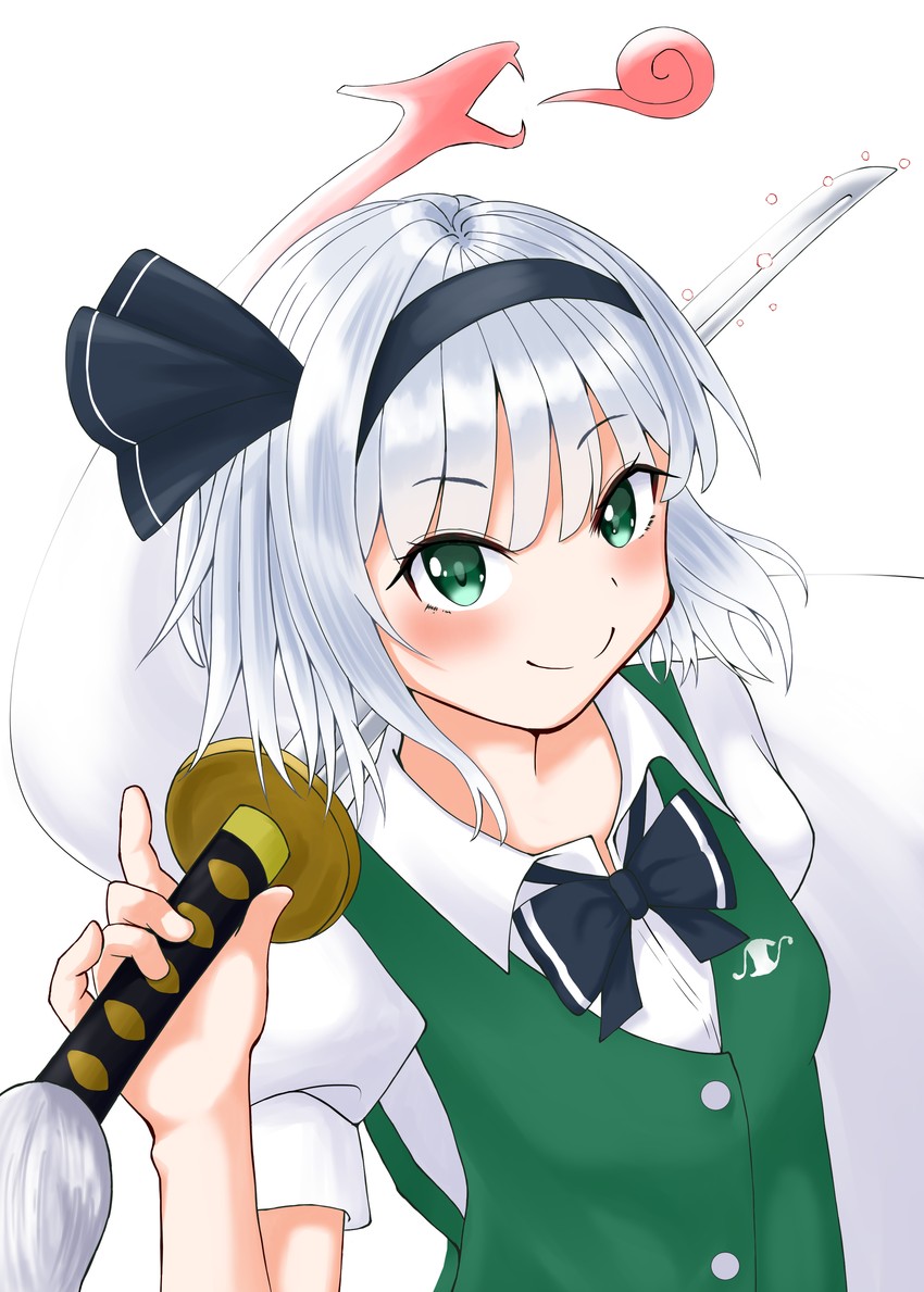 konpaku youmu (touhou and 1 more) drawn by shiromuji
