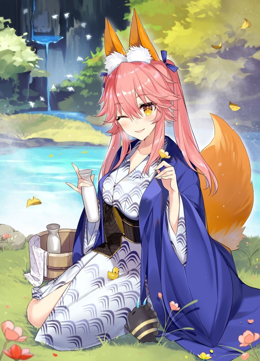 tamamo and tamamo no mae (fate and 1 more) drawn by hatoyama_itsuru