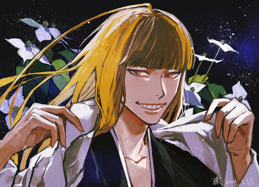 hirako shinji (bleach and 1 more) drawn by jou_(jo_jjo)