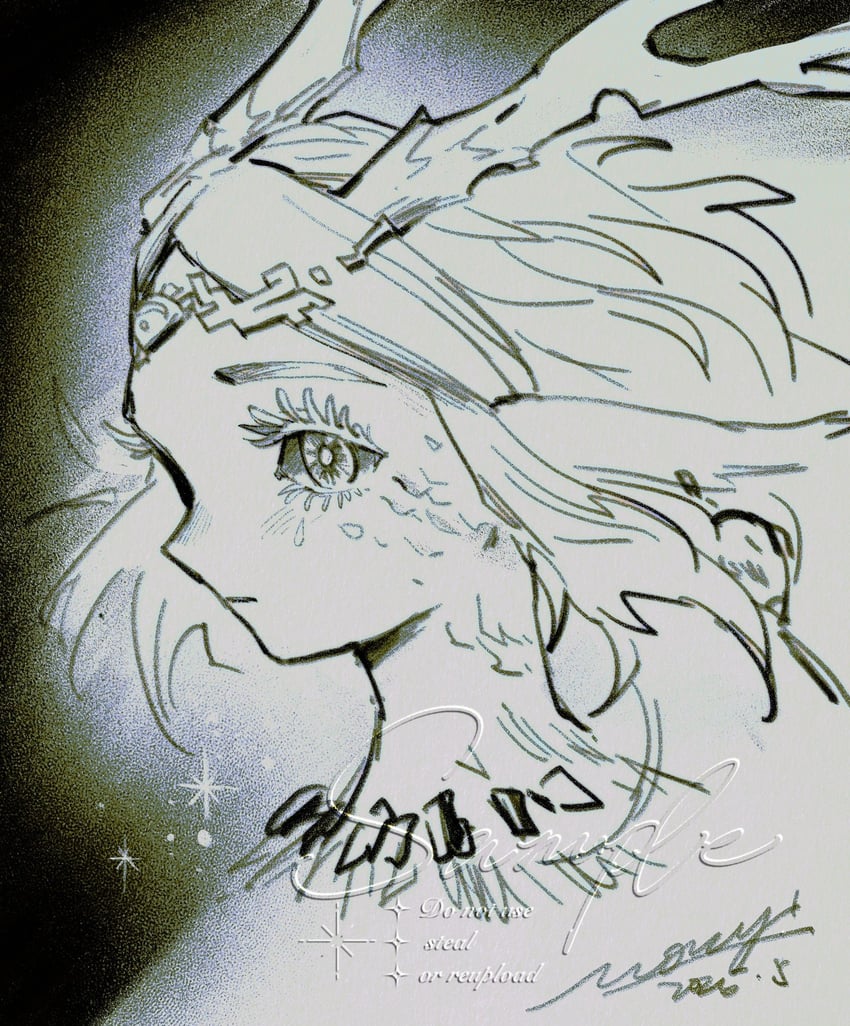 princess zelda (the legend of zelda and 1 more) drawn by mouyi