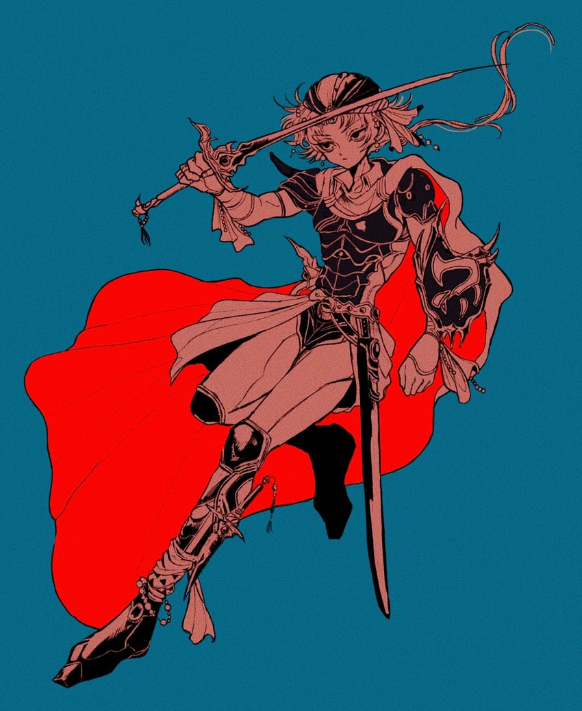 firion (final fantasy and 2 more) drawn by nayo_(kr_000515)