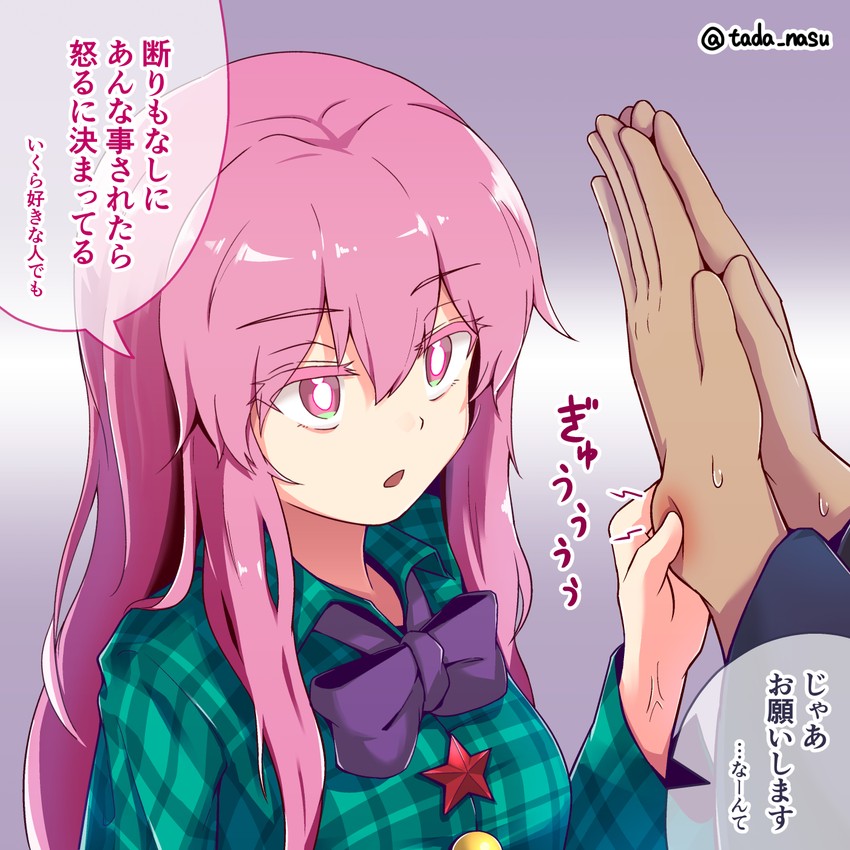 hata no kokoro (touhou) drawn by tada_no_nasu