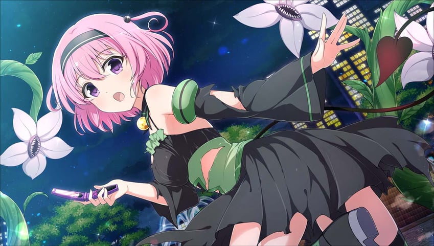 momo velia deviluke (senran kagura and 3 more) drawn by yaegashi_nan