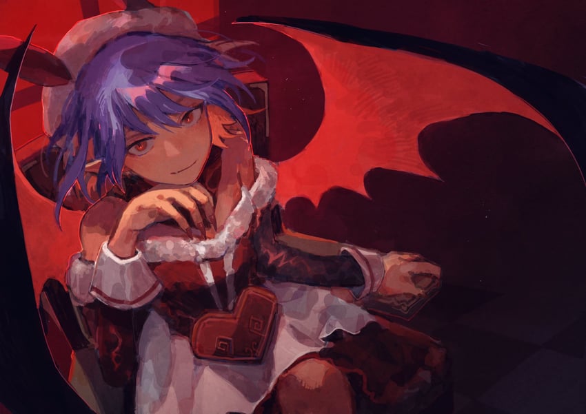 remilia scarlet (touhou and 1 more) drawn by tabun_(osoracu)