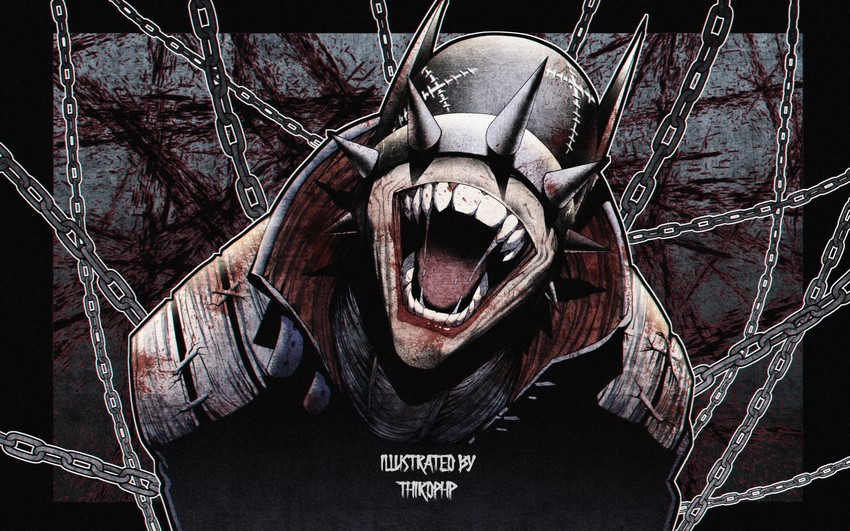 batman and the batman who laughs (dc comics and 1 more) drawn by thirdphp