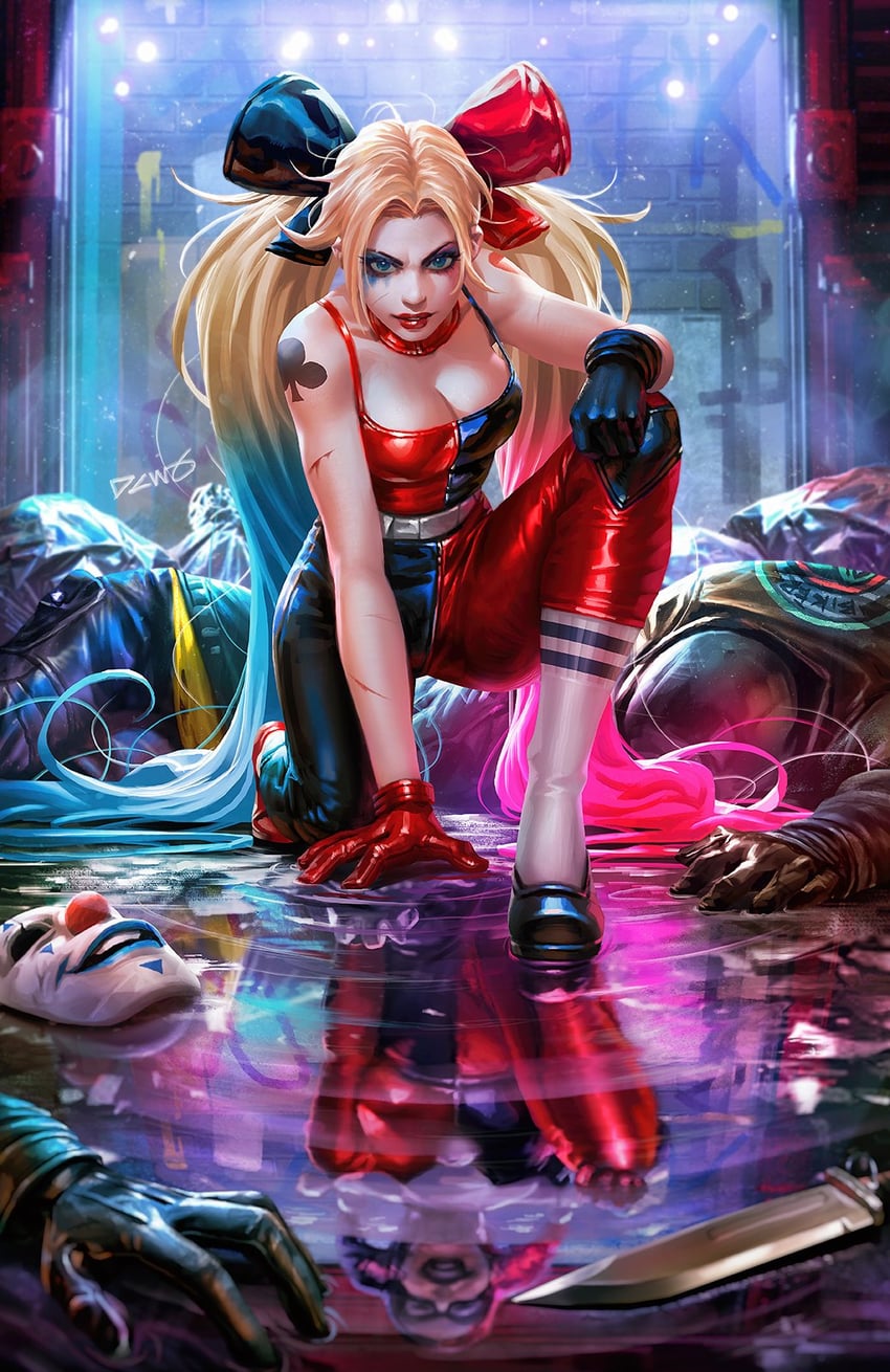 harley quinn (dc comics) drawn by dcwj