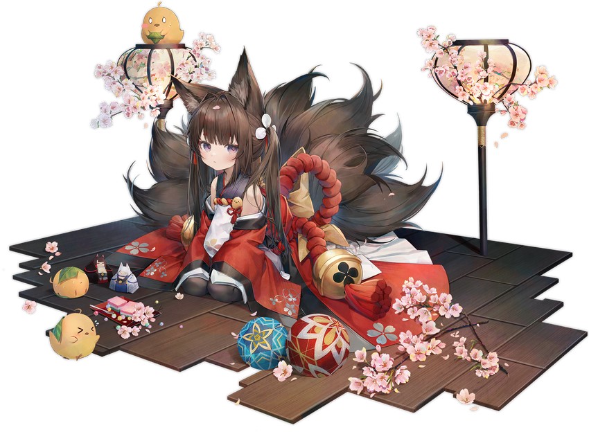 manjuu, kaga, akagi, and amagi-chan (azur lane) drawn by douya_(233)