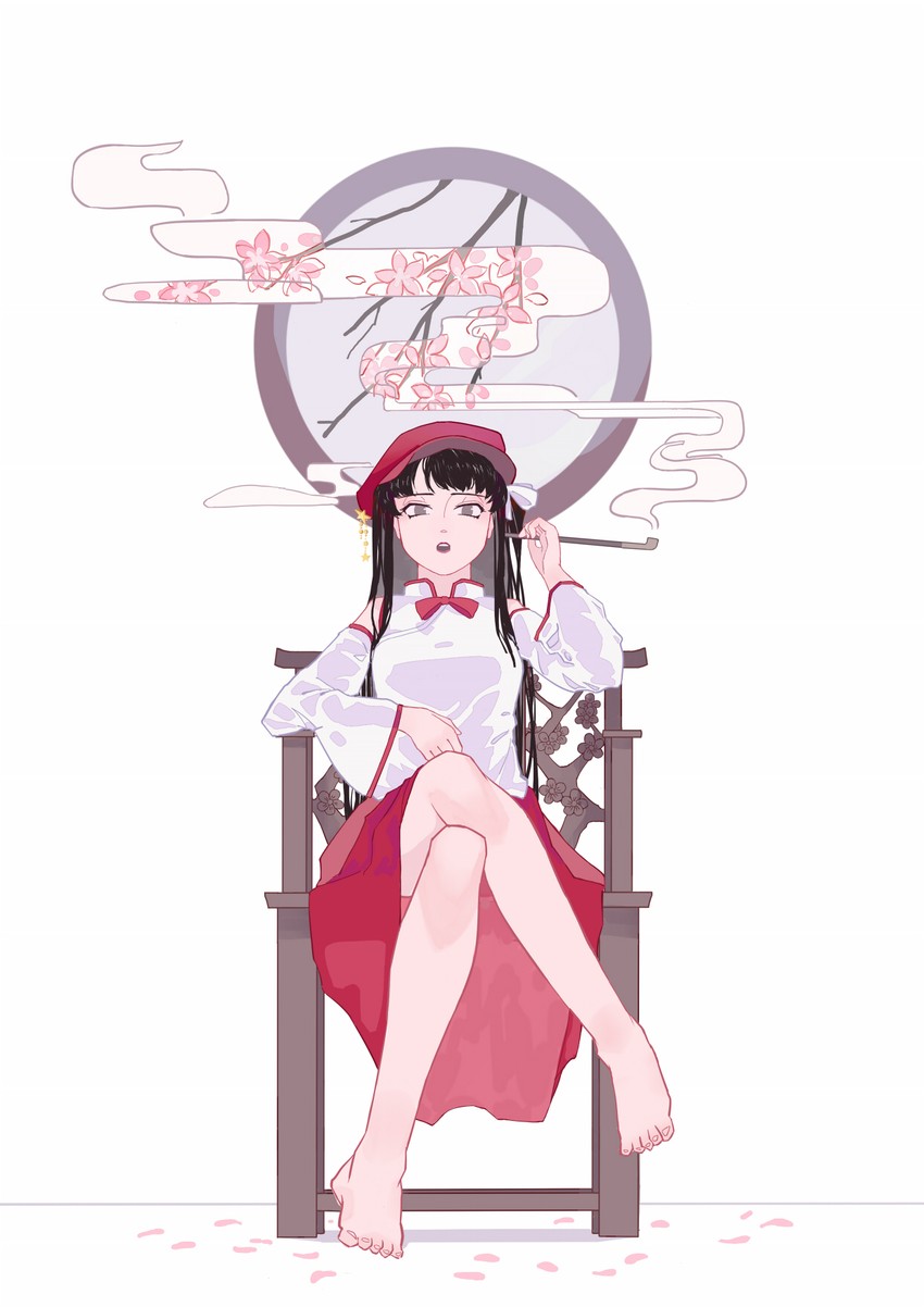 label girl (touhou and 1 more) drawn by foresty