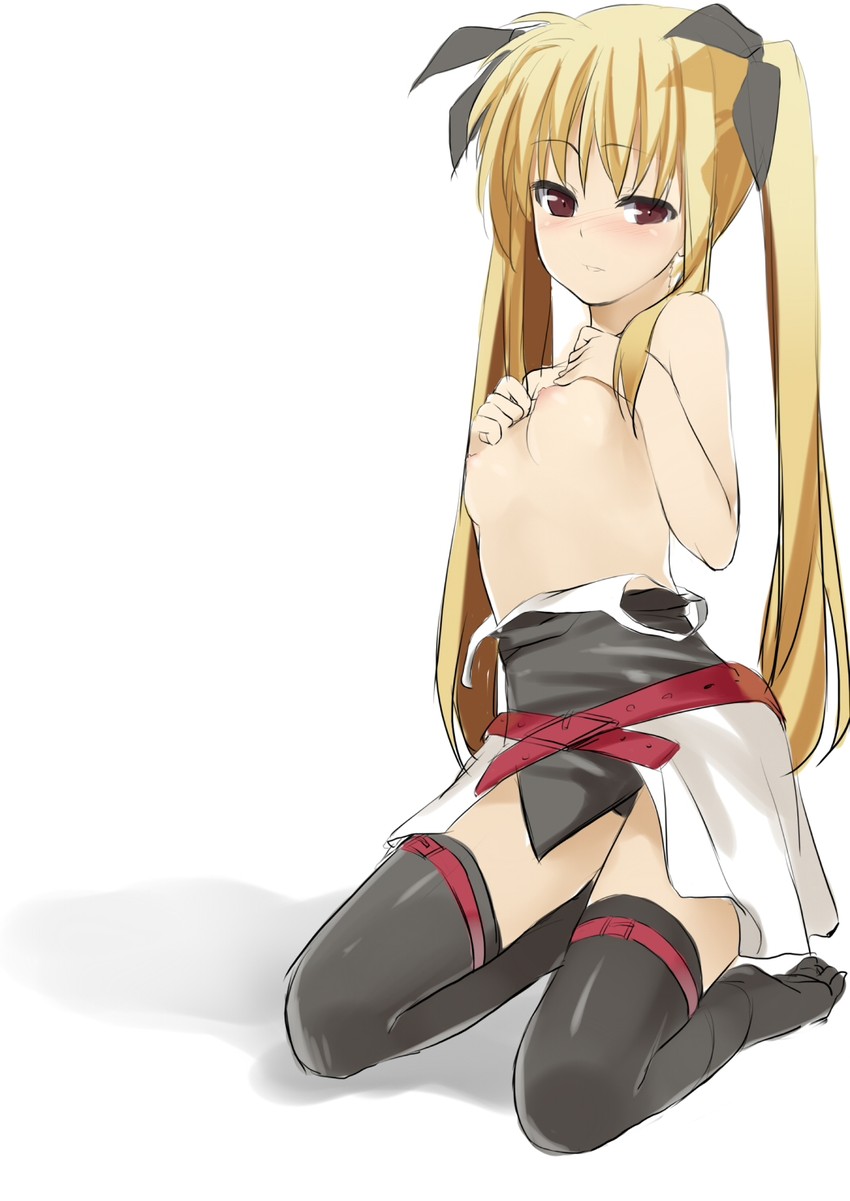 fate testarossa (lyrical nanoha and 1 more) drawn by piiko_(aa_doushiyou)