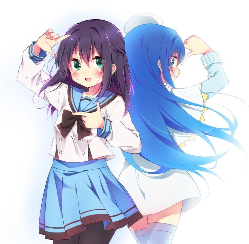 honjou kasumi and coco panna (re:stage!) drawn by sk02