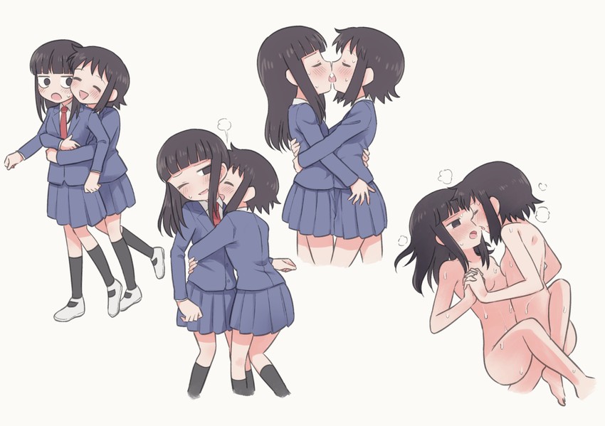 kanbayashi shiori and machida sawako (bernard-jou iwaku.) drawn by meis_(terameisu)