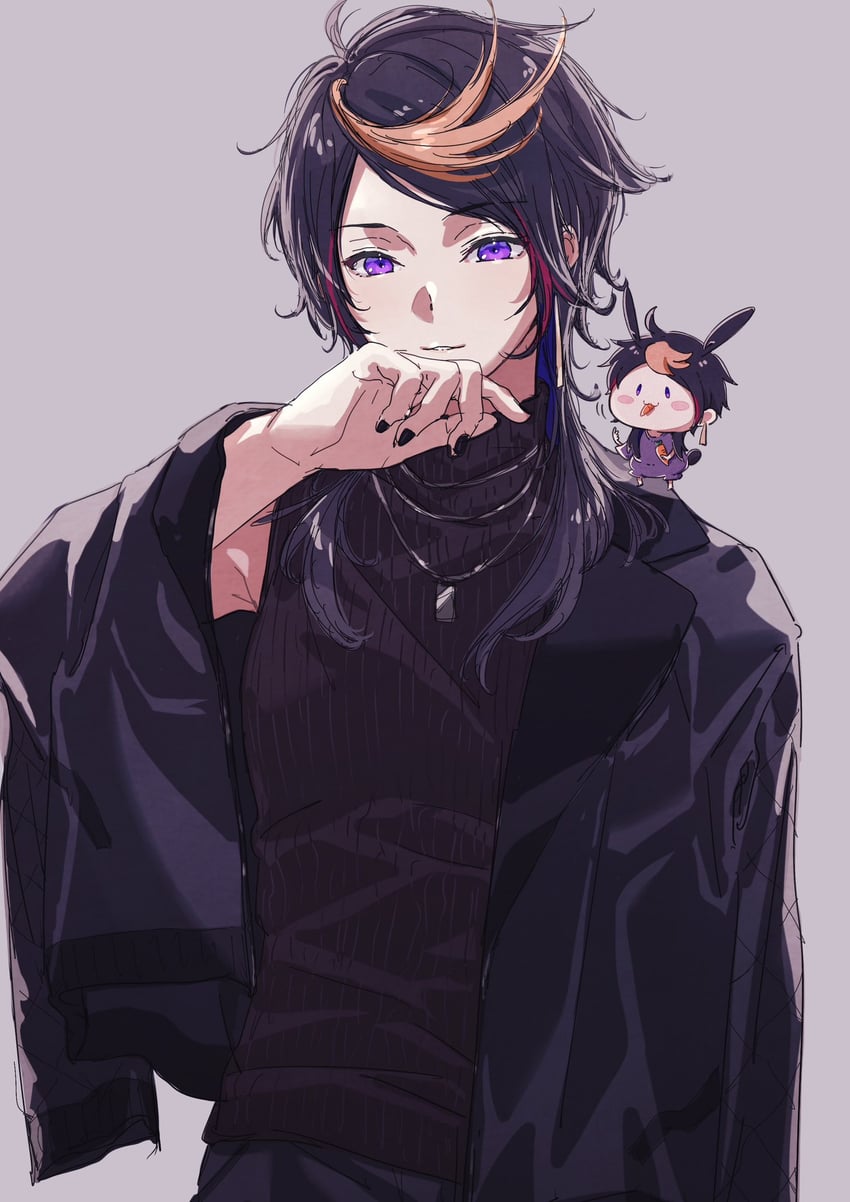 shu yamino (nijisanji and 1 more) drawn by takasemaru919