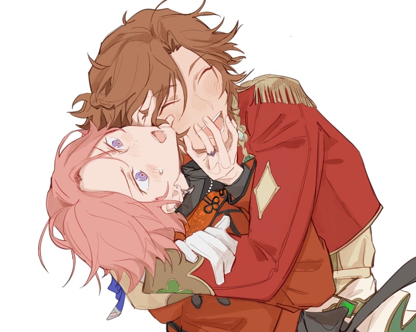 oukawa kohaku and mikejima madara (ensemble stars!) drawn by kikuchiyo3