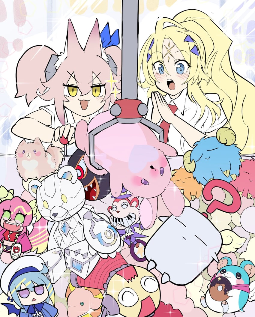 lil-la, ki-sikil, ecclesia, live twin lil-la, live twin ki-sikil, and 13 more (yu-gi-oh!) drawn by synchroman
