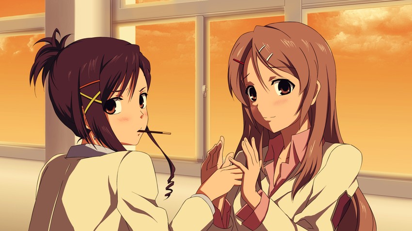sakurai kanade and sakurai yukino (candy boy) drawn by amage_kanade
