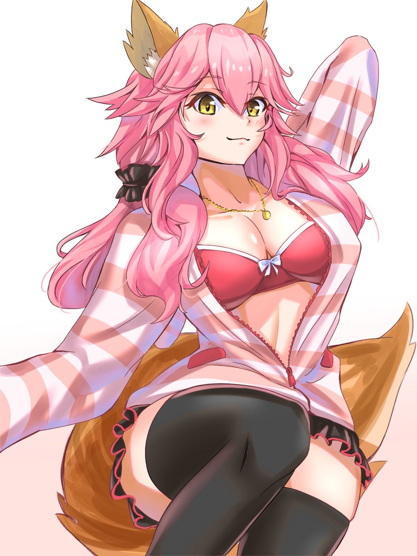 tamamo and tamamo no mae (fate and 2 more) drawn by yahan_(mctr5253)