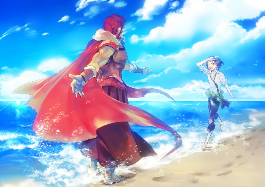 iskandar and waver velvet (fate and 1 more) drawn by tamachi_kuwa