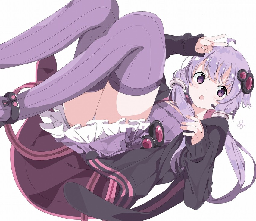 yuzuki yukari (vocaloid and 1 more) drawn by tantan_men_(dragon)