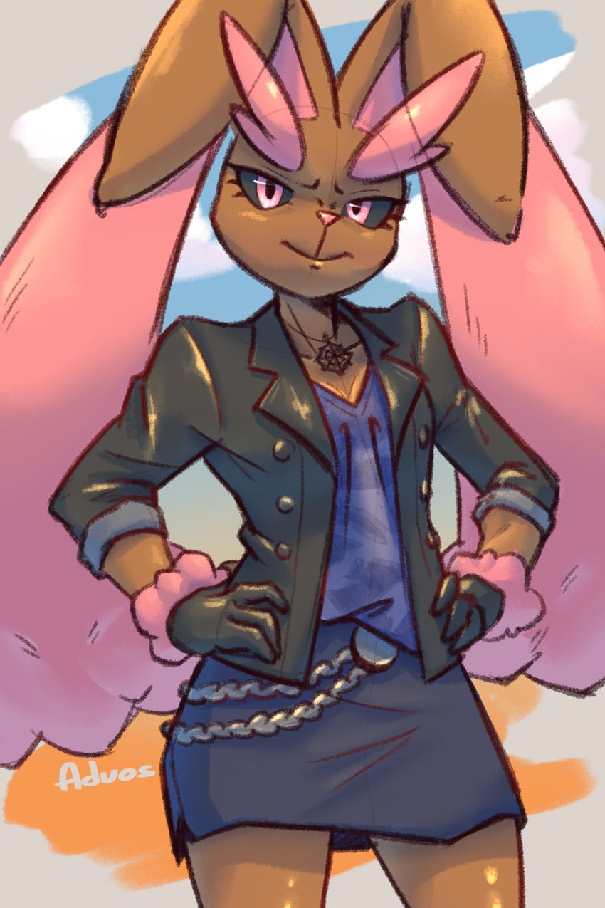 lopunny and seonhee (pokemon and 1 more) drawn by advos