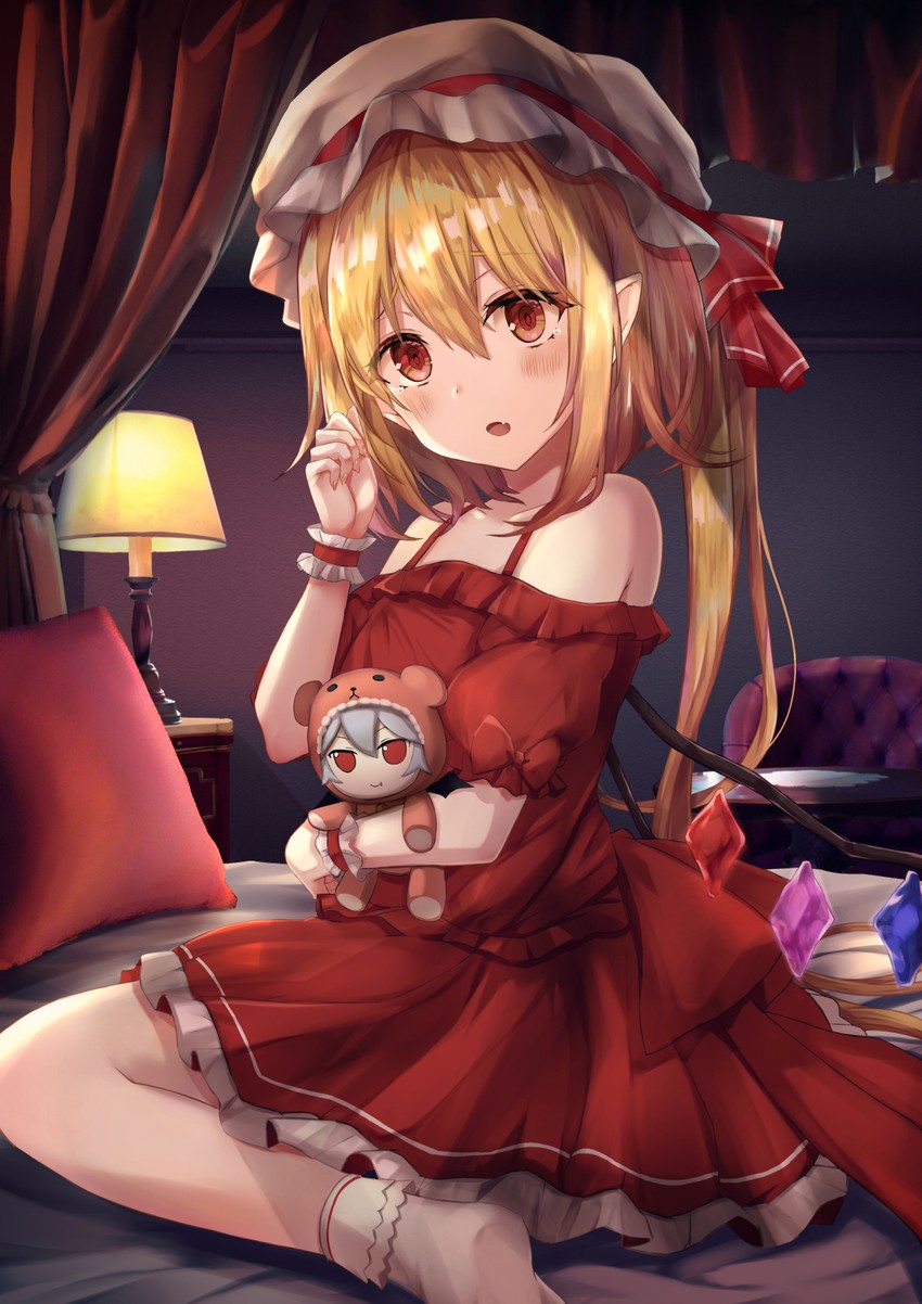 remilia scarlet and flandre scarlet (touhou) drawn by torottye