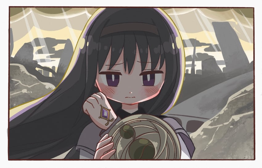 akemi homura (mahou shoujo madoka magica and 1 more) drawn by leon0510
