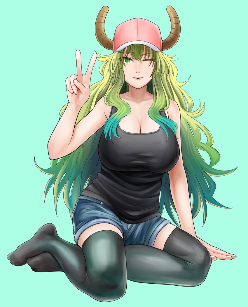 lucoa (kobayashi-san chi no maidragon) drawn by naka_love1