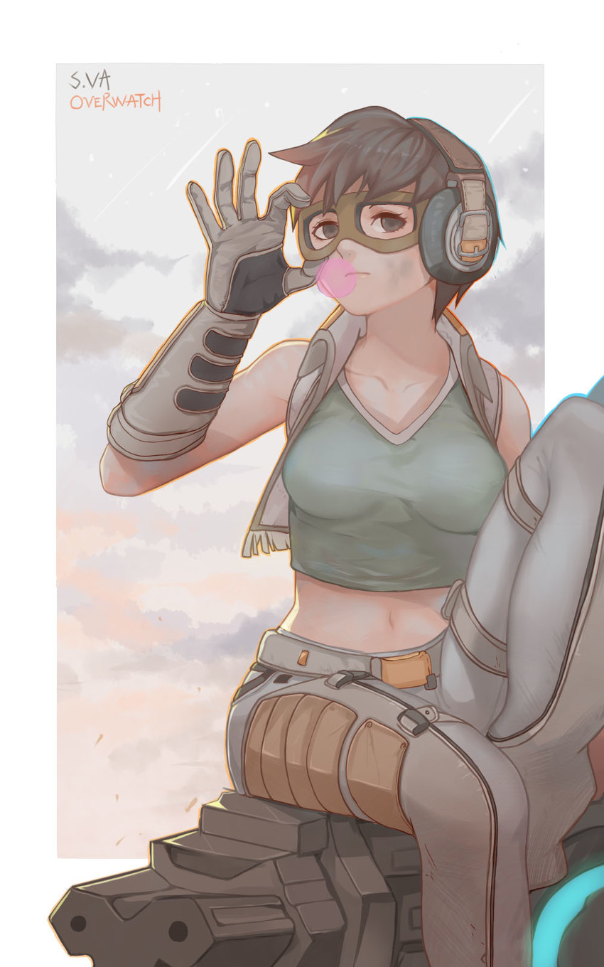 d.va and scavenger d.va (overwatch and 1 more) drawn by mizu_(dl7613)