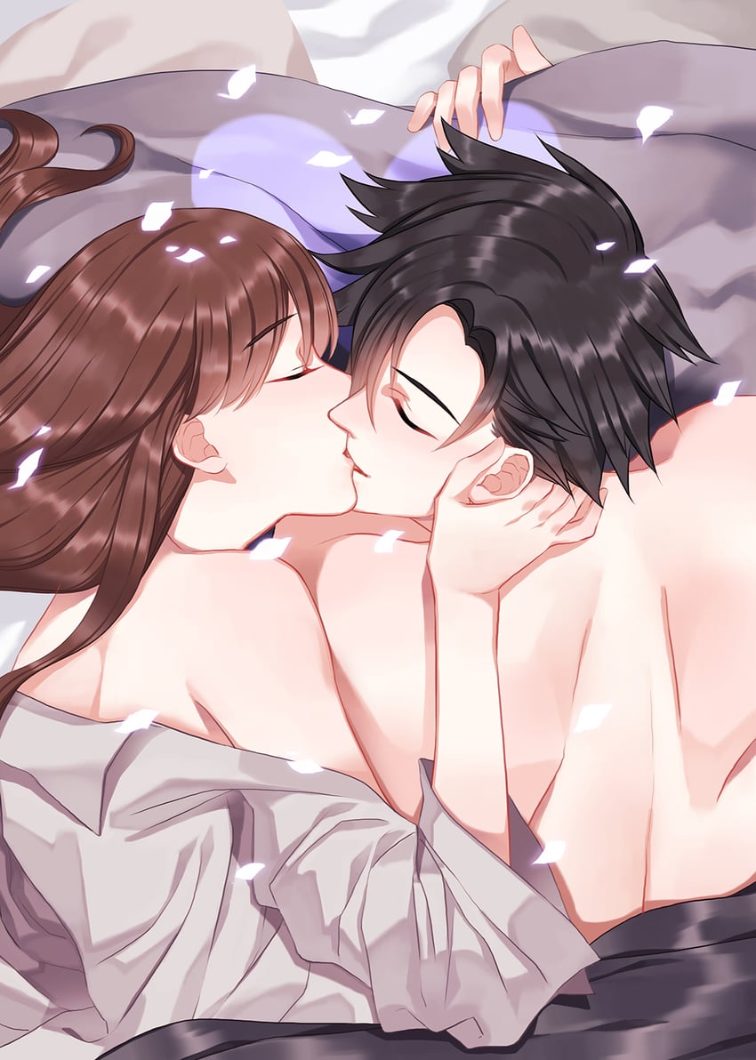 protagonist and han jumin (susanghan messenger) drawn by orange_sekaii