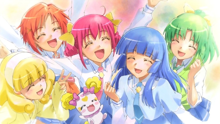 midorikawa nao, kise yayoi, aoki reika, hino akane, hoshizora miyuki, and 1 more (precure and 1 more)