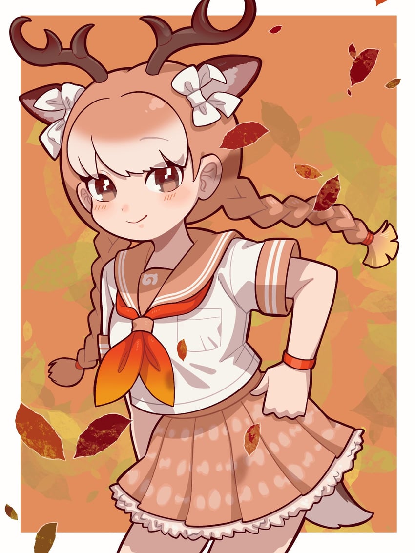 sika deer (kemono friends and 1 more) drawn by an-chan_(ananna0315)