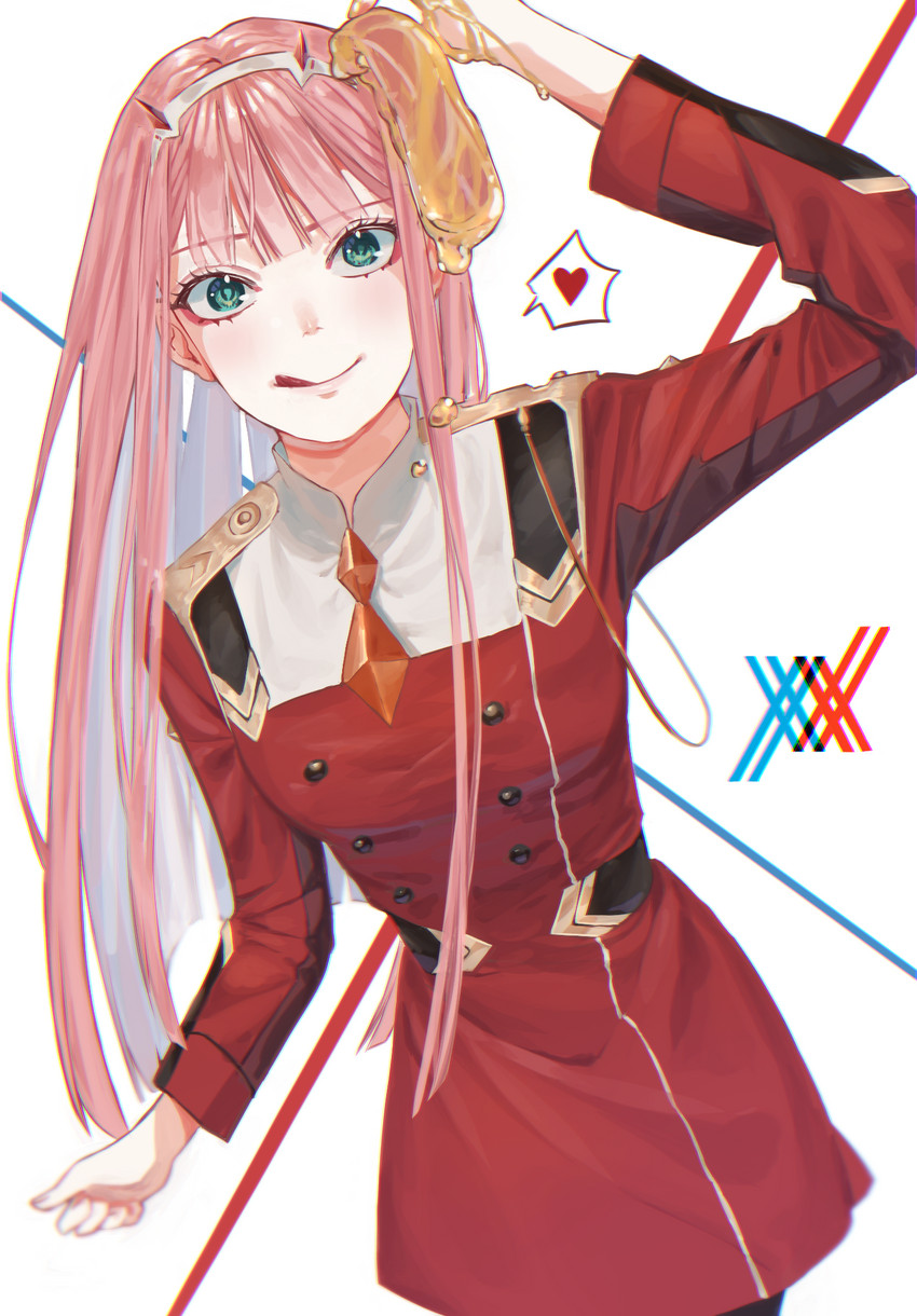 zero two (darling in the franxx) drawn by mu_ooa