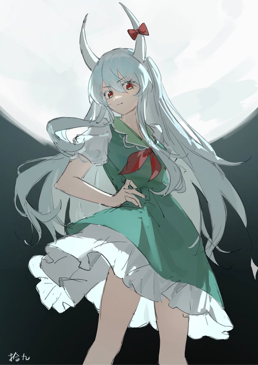 kamishirasawa keine and ex-keine (touhou) drawn by shijiu_(shizuoxing)