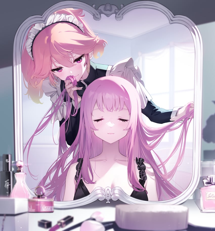 mori calliope and takanashi kiara (hololive and 1 more) drawn by yaguo