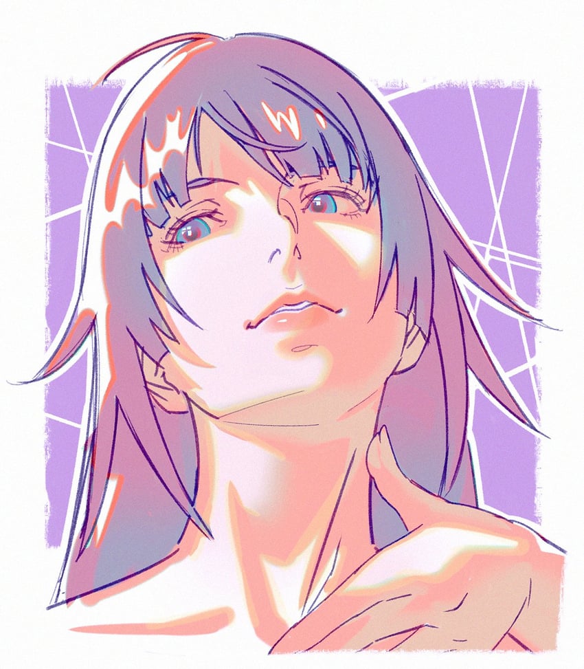 senjougahara hitagi (monogatari and 1 more) drawn by rapa_rachi