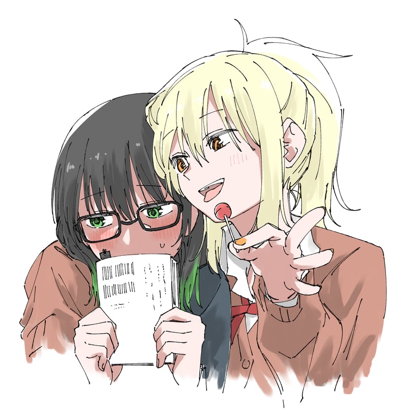 takasaki yu and miyashita ai (love live! and 1 more) drawn by haruruhaharur