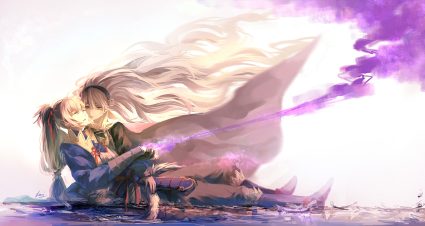 female corrin and takumi (fire emblem and 1 more) drawn by kanou_(ianeko)